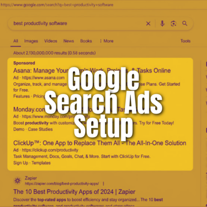 Google Search Ads Setup