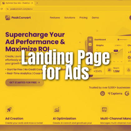 Landing Page for Ads